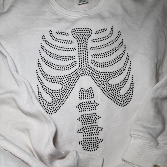 Pink Skeleton Bling Crew - Picture 3 of 4